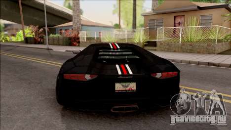 Lamborghini Aventador Shark New Edition Black для GTA San Andreas