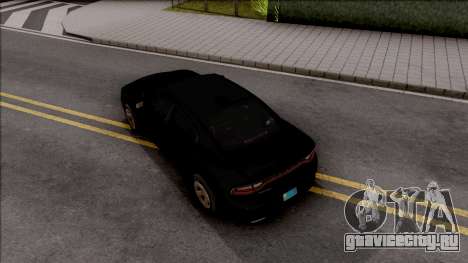 Dodge Charger Unmarked 2015 для GTA San Andreas