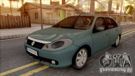 Renault Symbol 2009 Expression Version для GTA San Andreas