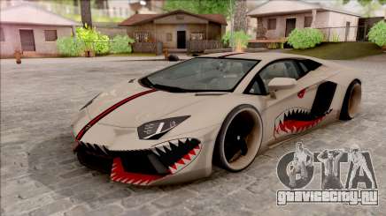 Lamborghini Aventador Shark New Edition White для GTA San Andreas