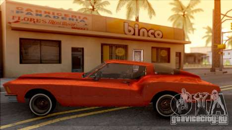 Buick Riviera 1972 Boattail Lowrider Red для GTA San Andreas