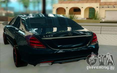 Mercedes S500 W222 для GTA San Andreas