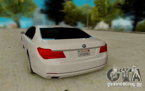 BMW 7 Series 750Li xDrive для GTA San Andreas