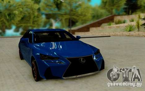 Lexus IS F Sport для GTA San Andreas