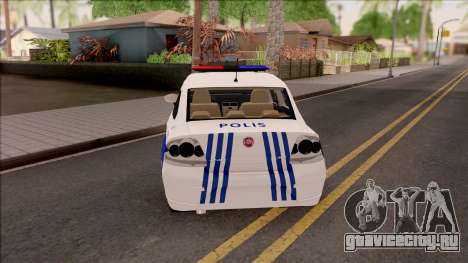 Fiat Linea Turkish Police для GTA San Andreas