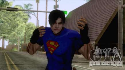 Leon Superman Cloth Skin для GTA San Andreas
