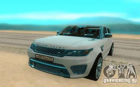 Land Rover Range Rover Sport для GTA San Andreas
