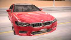 BMW M5 F90 красный для GTA San Andreas