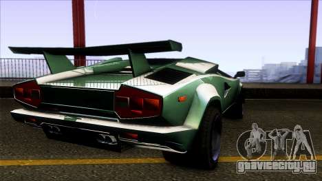 Lamborghini Countach Extra Wide Wheels для GTA San Andreas