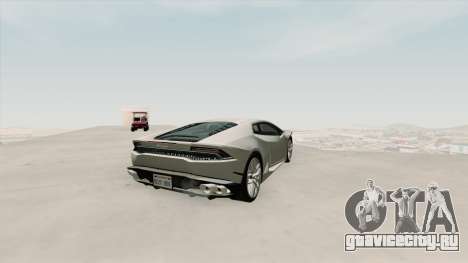 Lamborghini Huracan SA Plate для GTA San Andreas