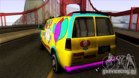 GTA V Vapid Clown Van для GTA San Andreas