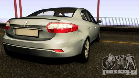 Renault Fluence 2014 для GTA San Andreas