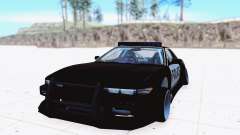 Nissan Silvia S13 чёрный для GTA San Andreas