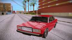 ВАЗ 2107 красный для GTA San Andreas