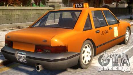 GTA III Taxi for IV v1.0 для GTA 4
