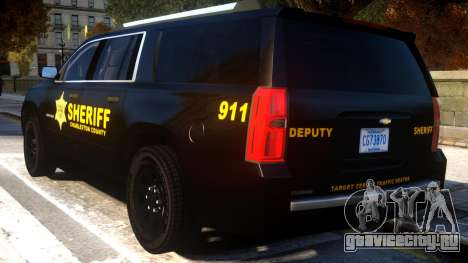 2015 Suburban Target Zero Units Police для GTA 4