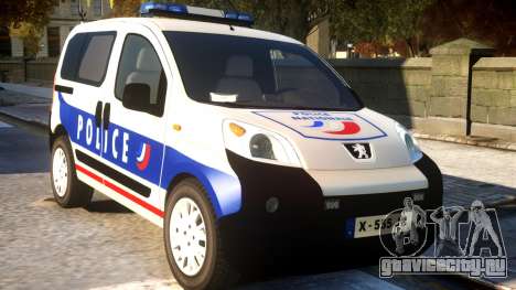 Peugeot Bipper Police для GTA 4