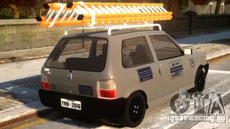 Fiat Uno com Escada для GTA 4