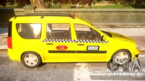 Dacia Logan MCV Taxi для GTA 4