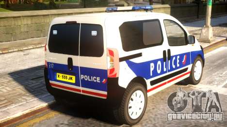 Peugeot Bipper Police для GTA 4