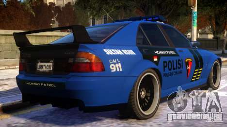 All New Karin Sultan Indonesia Police для GTA 4