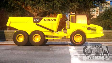 Volvo A25D Articulated Dumper v3.0 для GTA 4