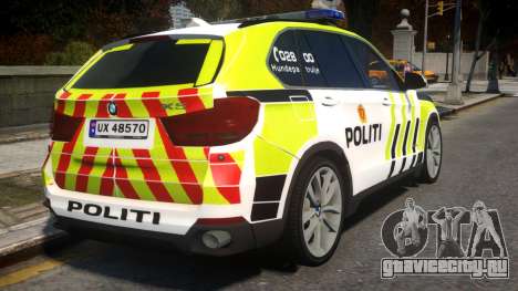 BMW X5 Norwegian Police для GTA 4