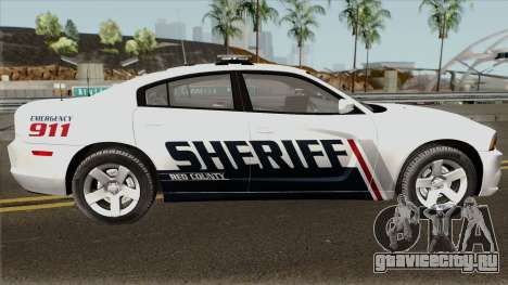 Dodge Charger Red County Sheriff Office 2013 для GTA San Andreas