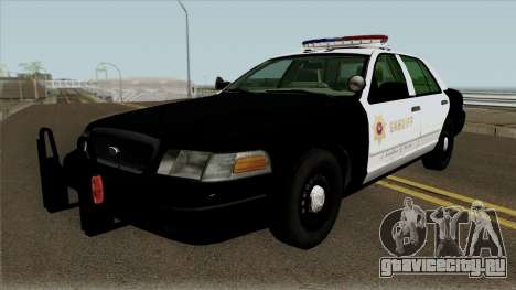 Ford Crown Victoria Police Interceptor (SASD) v1 для GTA San Andreas