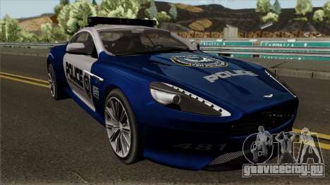 Aston Martin Virage 2011 FCPD для GTA San Andreas