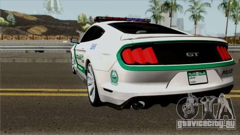 Ford Mustang GT 2015 Dubai Police RedBull Dubai для GTA San Andreas