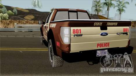 Ford F-150 Raptor 2016 Bone County Police для GTA San Andreas