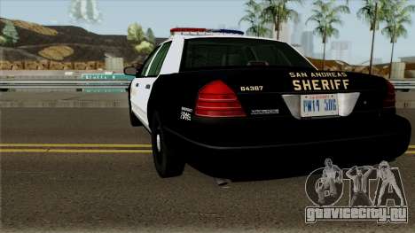 Ford Crown Victoria Police Interceptor (SASD) v1 для GTA San Andreas