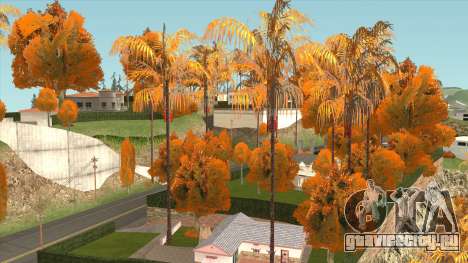 Осенние Листья на Деревьях v1.0 для GTA San Andreas