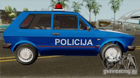 Yugo Koral Policija для GTA San Andreas