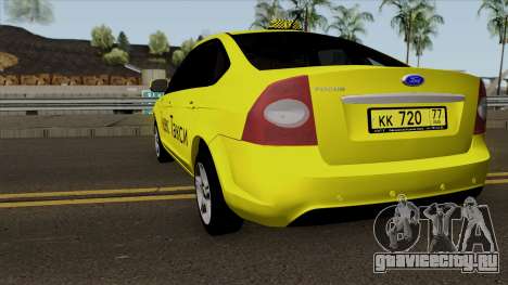 Ford Focus 2 Sedan 2009 Yandex Taxi для GTA San Andreas