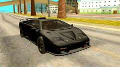 Lamborghini Diablo SV Black для GTA San Andreas