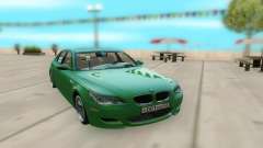 BMW M5 E60 Green Sedan для GTA San Andreas