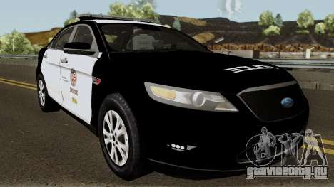 Ford Taurus LAPD 2011 для GTA San Andreas