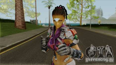 Skin Maven from Ghost in The Shell (with a face) для GTA San Andreas