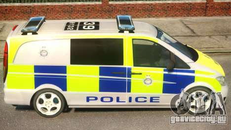 Mercedes-Benz Vito Police V.1.3 для GTA 4