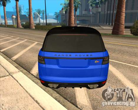 Range Rover SVR для GTA San Andreas