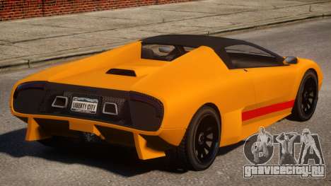 Pegassi Infernus S Roadster для GTA 4