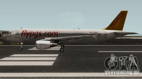 Pegasus Airlines Airbus A320-200 для GTA San Andreas
