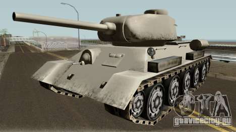 T-34-85 (SA Style,Low Poly) для GTA San Andreas