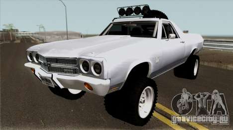 Chevrolet El Camino SS Rusty Rebel 1970 для GTA San Andreas