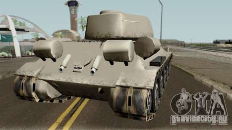 T-34-85 (SA Style,Low Poly) для GTA San Andreas