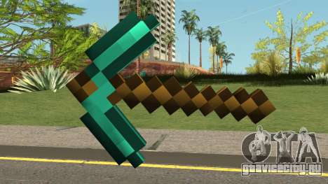 Minecraft Diamond Pickaxe для GTA San Andreas