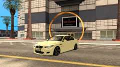 BMW M5 E60 White Body для GTA San Andreas