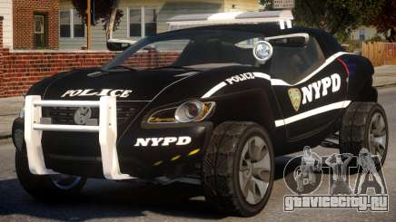Volkswagen Concept T NYPD для GTA 4